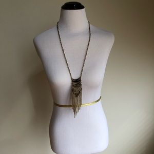 Gold Tribal Necklace